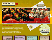 Tablet Screenshot of med-grill.com